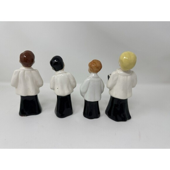 4 VTG Choir Boys Praying Singing MCM Christmas - Picture 2 of 6